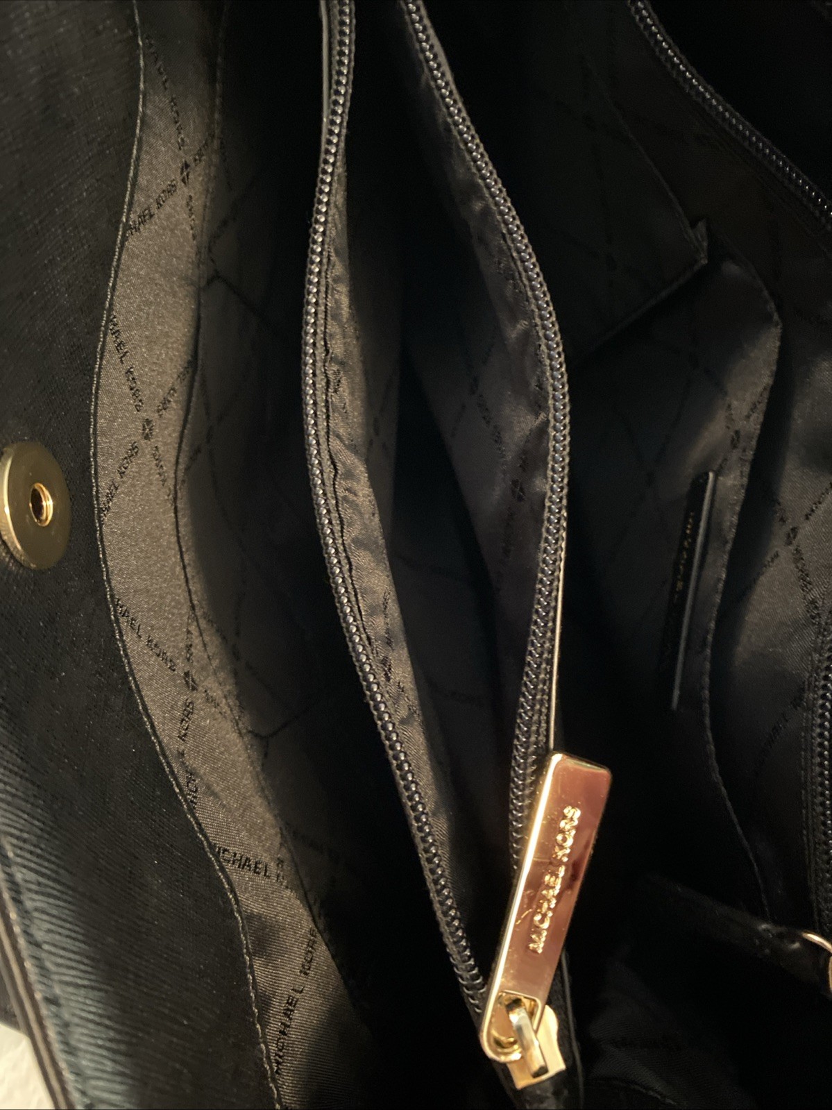 Michael Kors Large Sofia Black Leather Purse Handbag Tote New W/No Tags