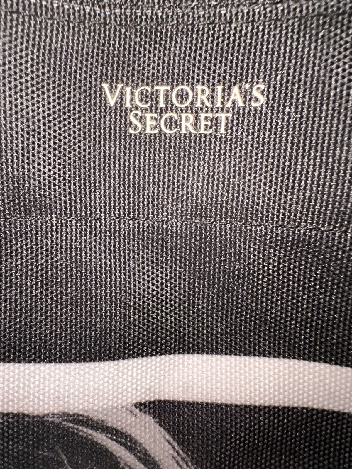 Victoria’s Secret “Hello Bombshell” Canvas Tote Bag W/ Pink Photo Print