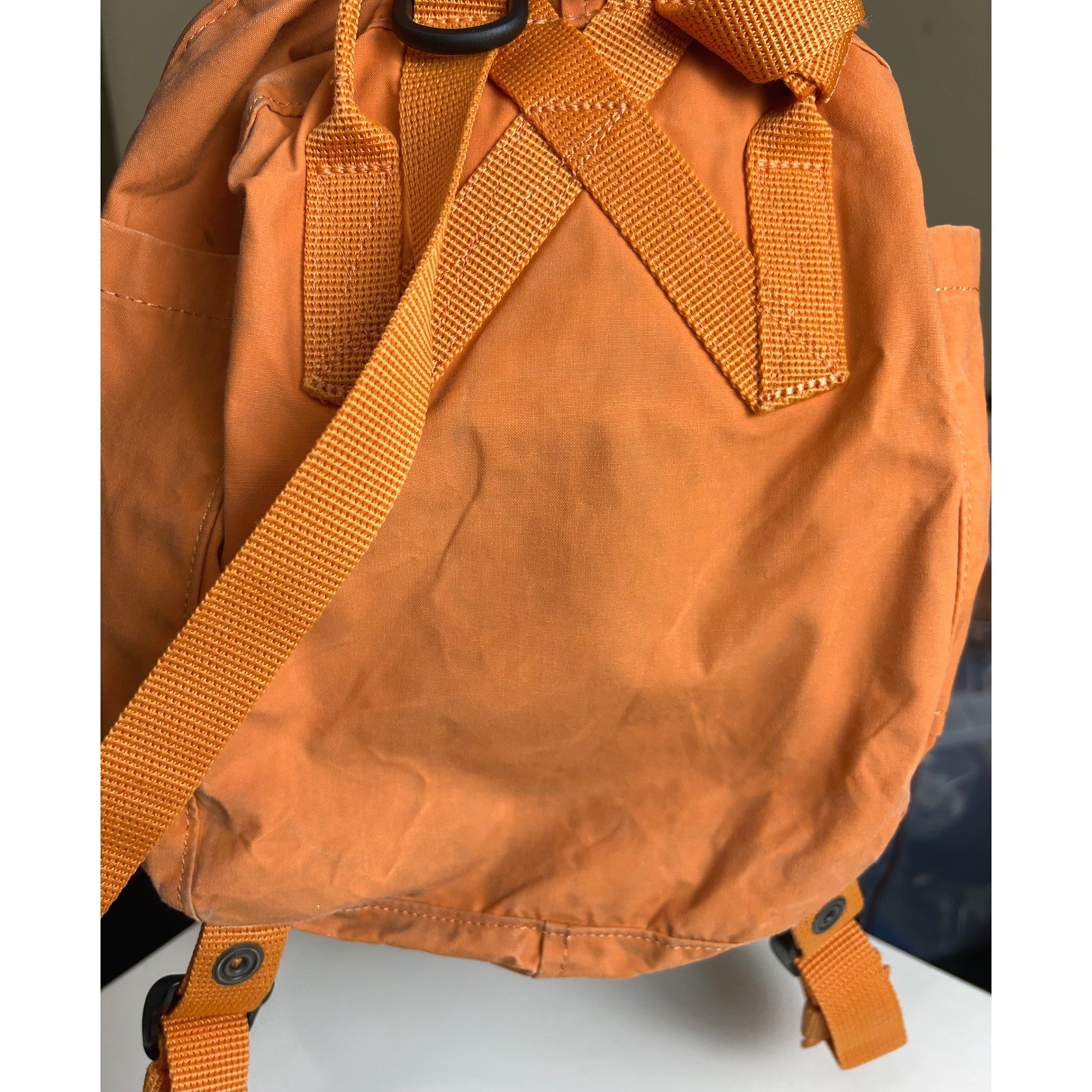 Fjallraven Kanken Mini Backpack Burnt Orange 23561 Vinylon F Small Daypack