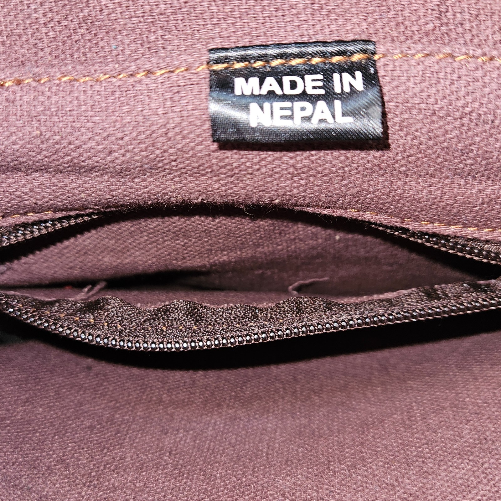 Cotton Weave/Leather Nepalese Purse Crossbody Shoulder Bag Strap BOHO 11x9x2.5