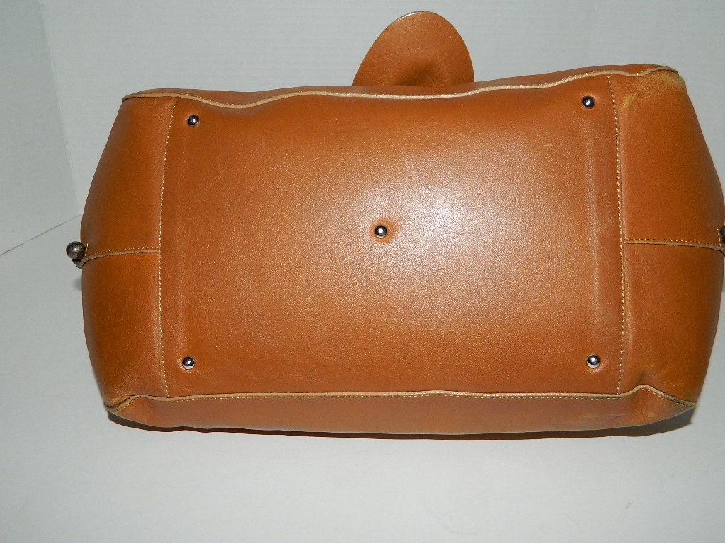 LAMARTHE PARIS TAN LEATHER HANDBAG