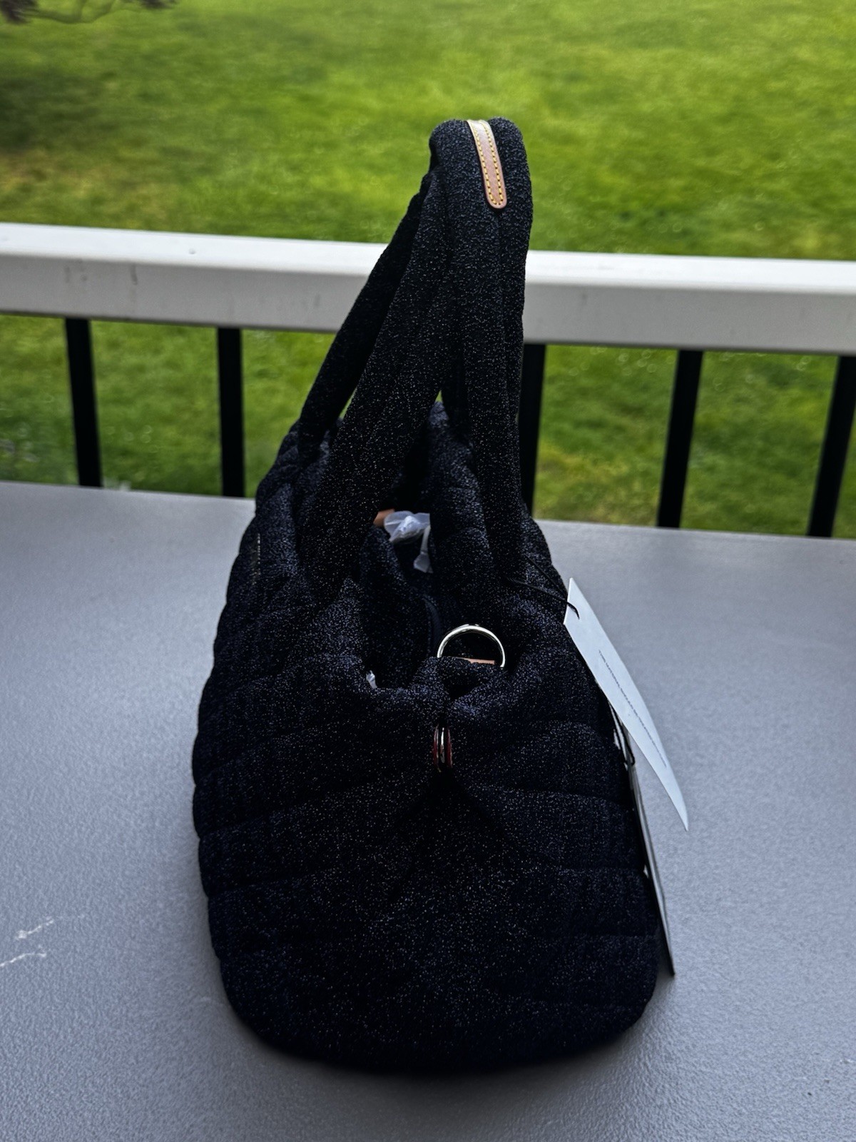 MZ WALLACE NEW METRO CITY TOTE IN MIDNIGHT SHIMMER