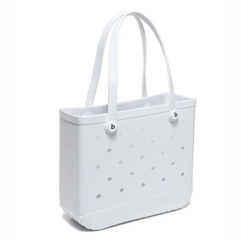 Large Waterproof EVA Beach Tote Bag Women Summer Pool Travel Shoulder Handbag