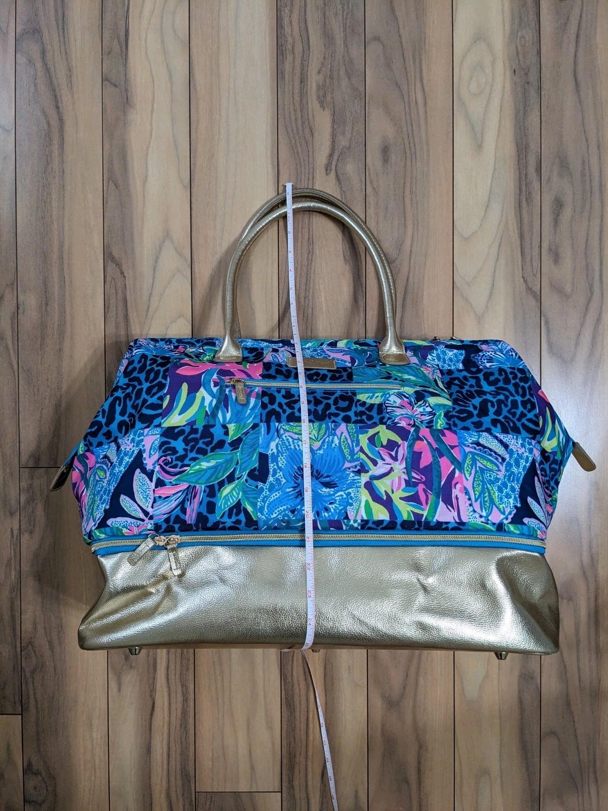 EUC! Lilly Pulitzer Weekender Bag In Pop Up Lilly’s Party Patch