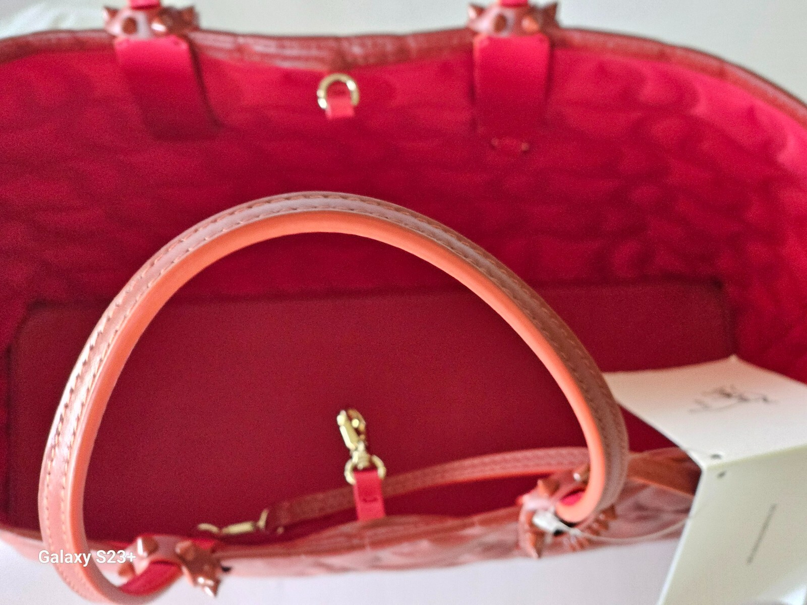 CHRISTIAN LOUBOUTIN Cabata Small Tote Shopper in CL Embossed Nappa Leather