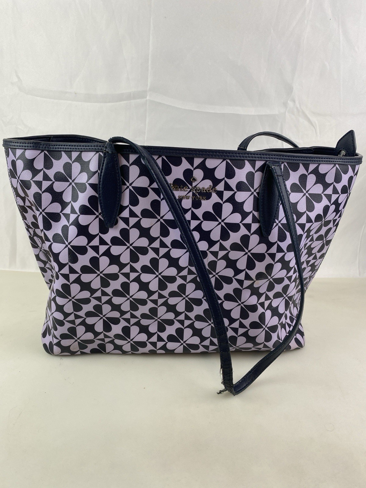 Kate Spade Tote/Purse. Beautiful Light Purple Bag. Some Wear On Straps See Photo