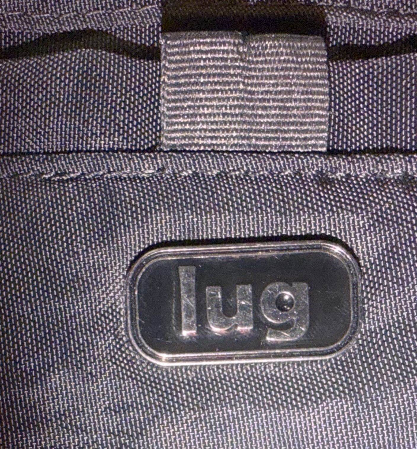 Lug Parachute Black Polka Dot Pleated Shoulder Tote Bag Travel Everyday RFID