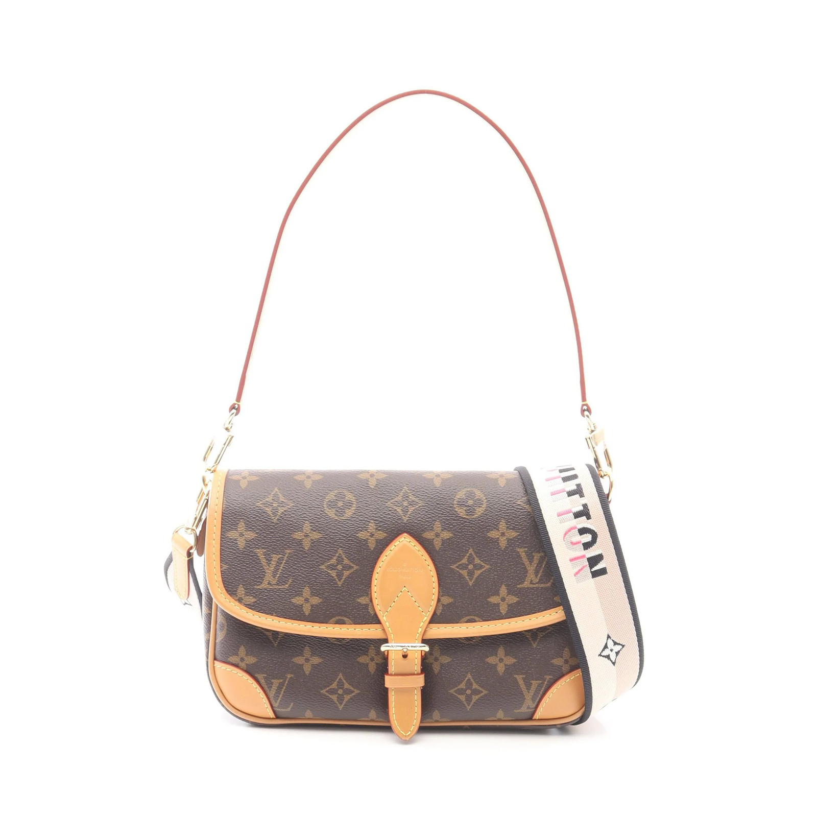 Louis Vuitton Diane Shoulder Bag Brown PVC Monogram Women’s M45985 #RCB2893