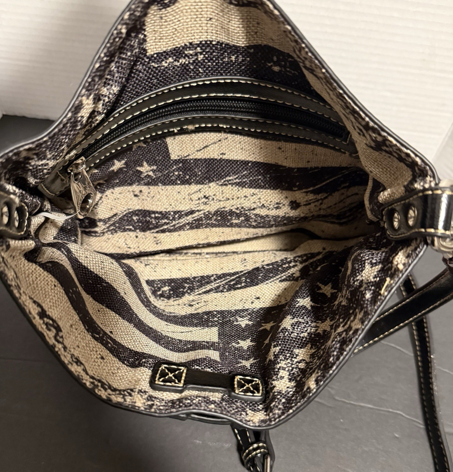 Montana West Red White Blue American Flag Purse Crossbody Patriot Handbag
