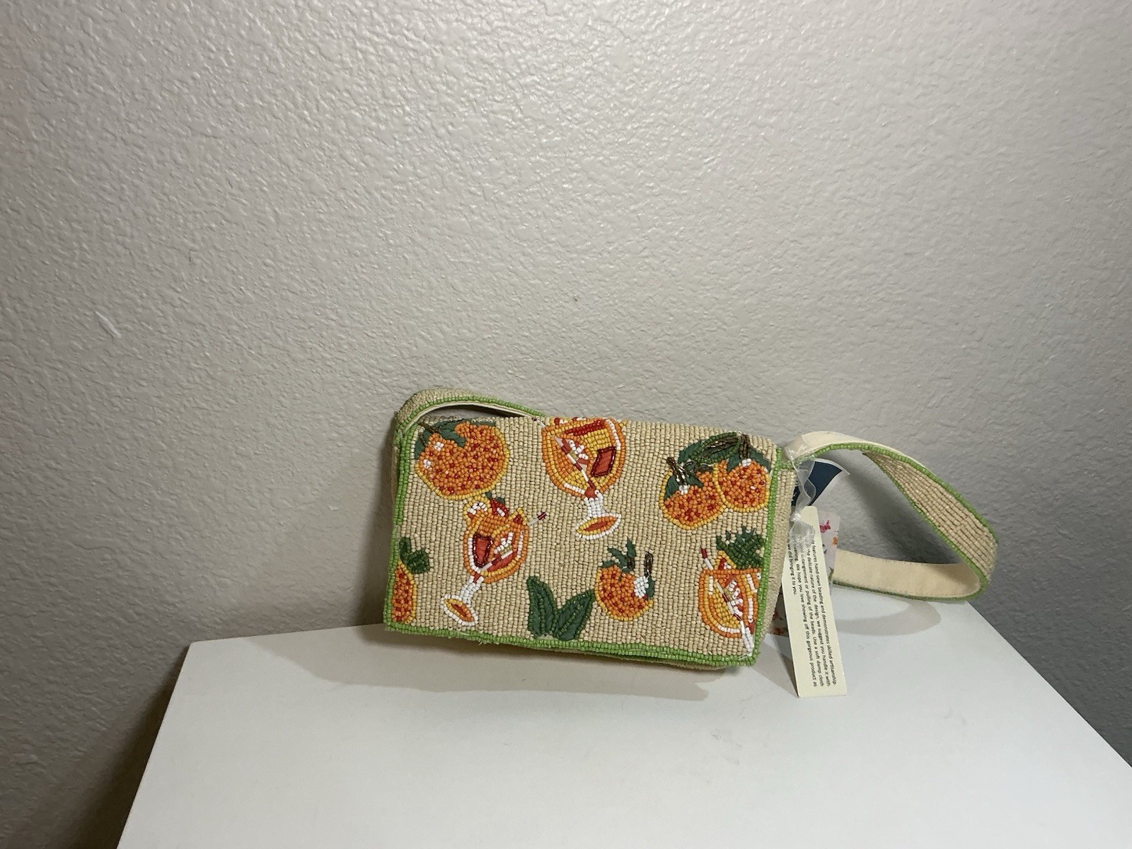 Beaded Orange 🍊 Cocktail 🍹 Wine Beach, Summer Shoulder Bag, Viral Tiktok