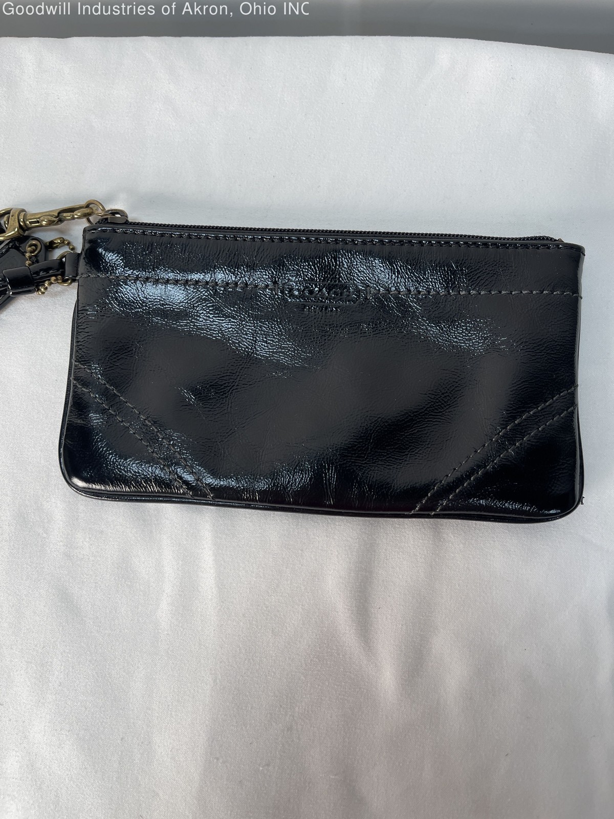 Gently Loved Certified Authentic Black Coach Wristlet