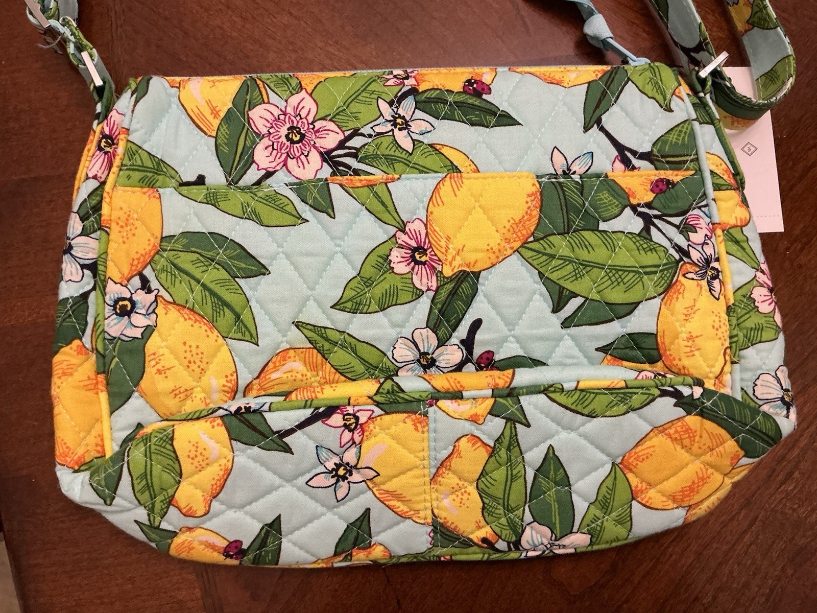 Vera Bradley Lemon Grove Saddle Crossbag Shoulder Bag Retired Pattern NWT Rare