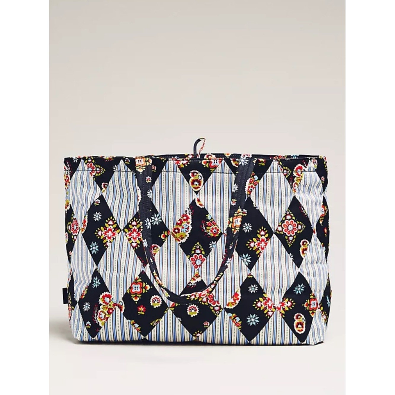 Vera Bradley Hathaway Tote in Diamond Patchwork Northstar Anthro collab!