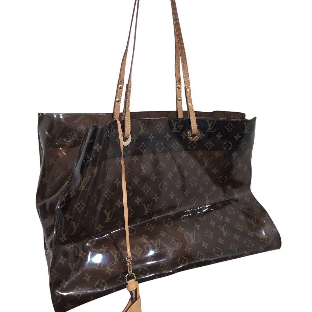Louis Vuitton Monogram Vinyl Brown Cabas Cruise GM M50500 Tote Bag