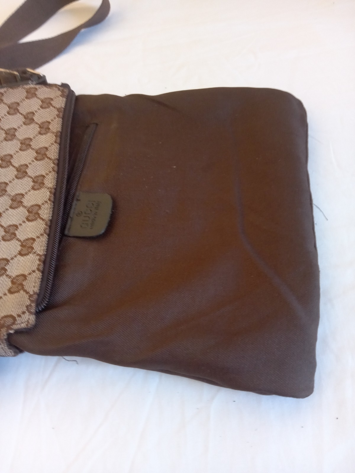 Gucci Brown Canvas Bag
