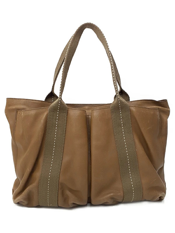 Hermes Caravan Horizontal MM Taupe Shoulder Bag Women’s #TB2687