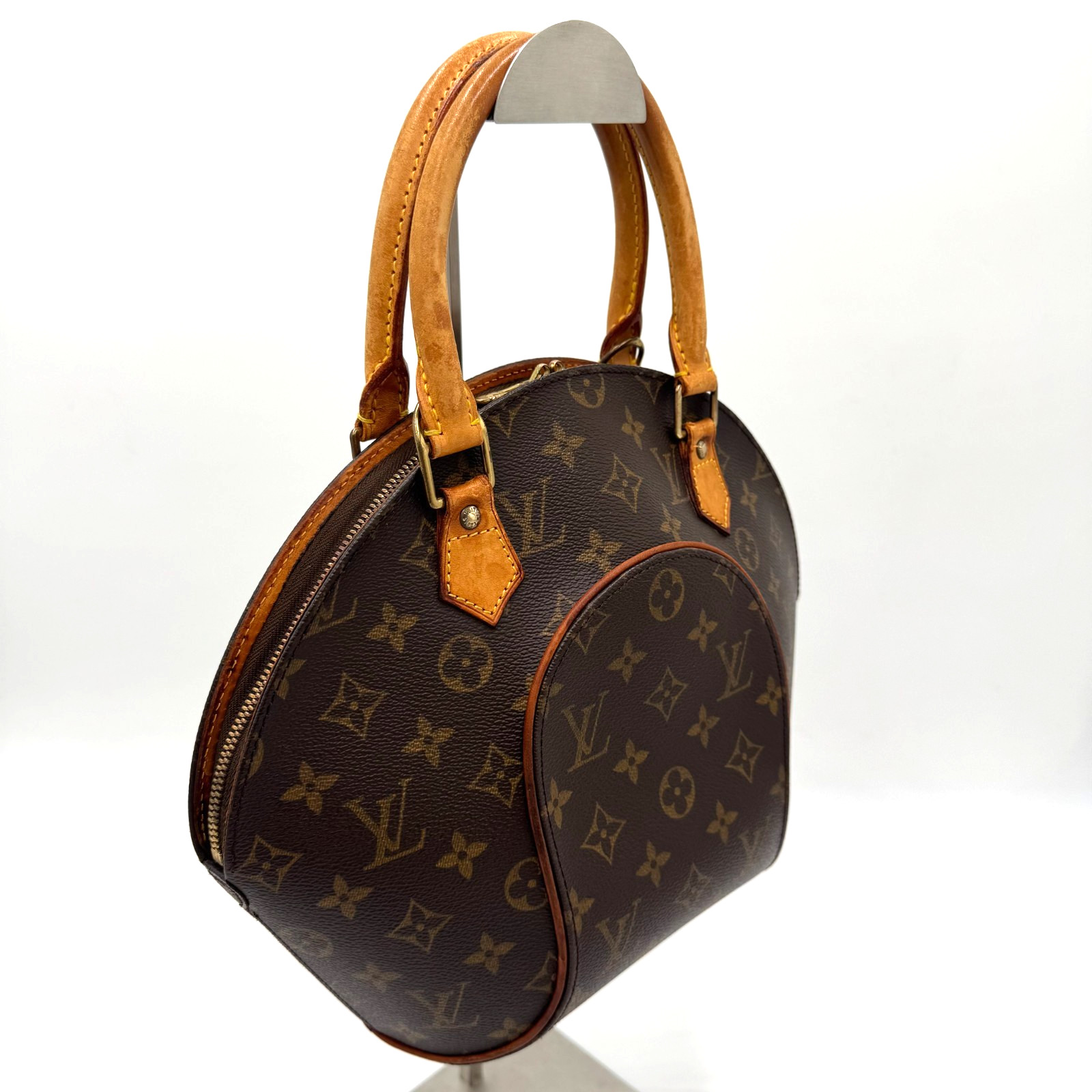 Louis Vuitton Ellipse PM Monogram Leather Handbag M51127 Authentic Used #VI0997