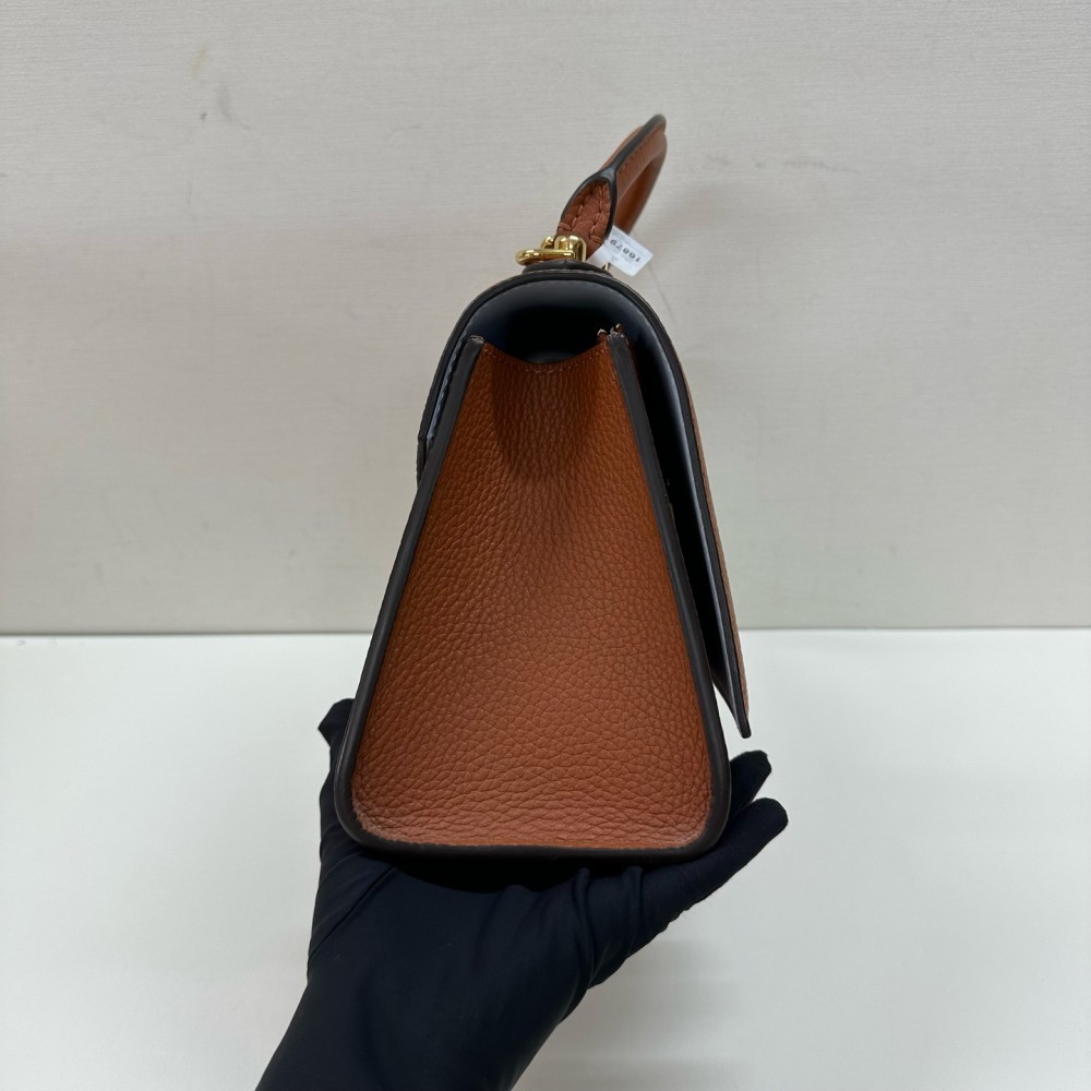 Louis Vuitton Twist One Handle Taurillon leather brown shoulder bag Small