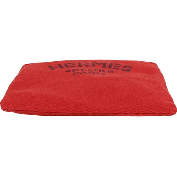 Hermès Aline MM Grooming Toile Chevron Rouge H Red Shoulder bag Women
