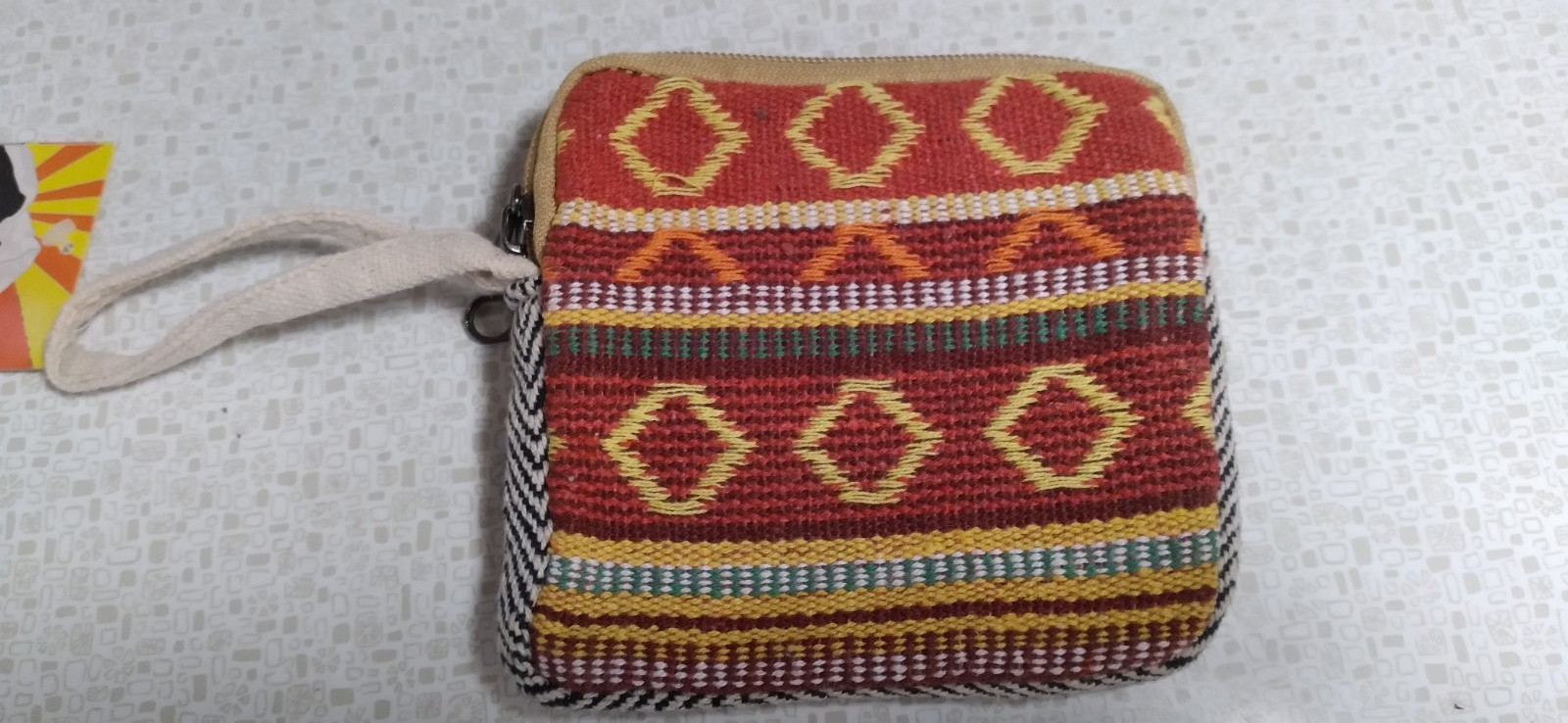 Himalayan Hemp HANDCRAFTED Made In Nepal Coin Purse, Rising International