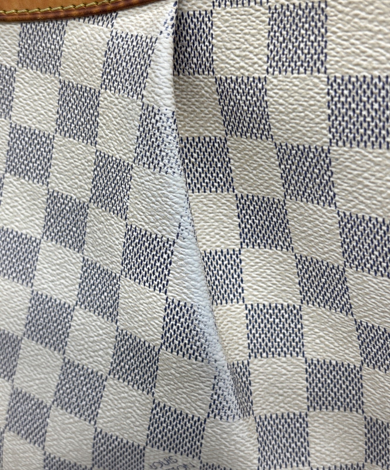 LOUIS VUITTON Shoulder bag Damier Azur Canvas Beige Authentic From Japan