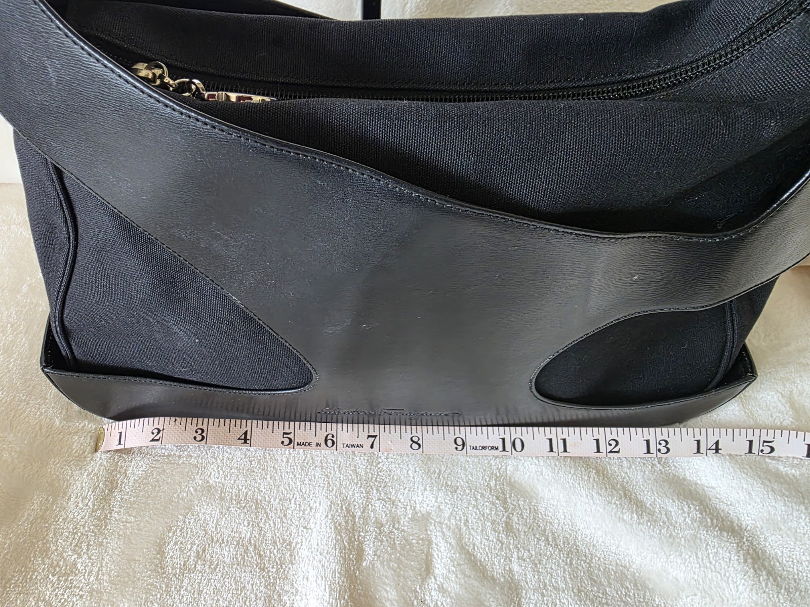 Salvatore Ferragamo Cutout Shoulder Hobo Bag With Dust Bag Authentic