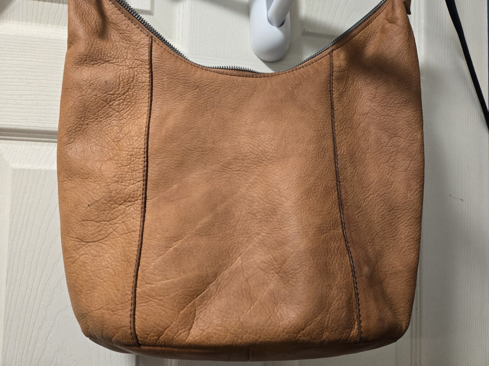 AMERICAN LEATHER CO Carrie Brown Boho Shoulder Bag Purse