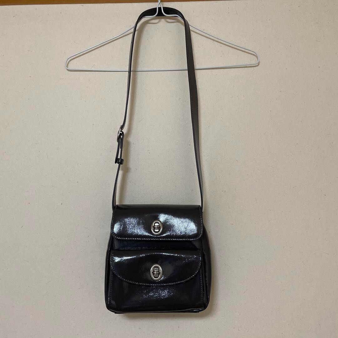 LOEUVRE Sac de Deux Medium Shoulder Bag Purse in Gray USED Once Mint Condition