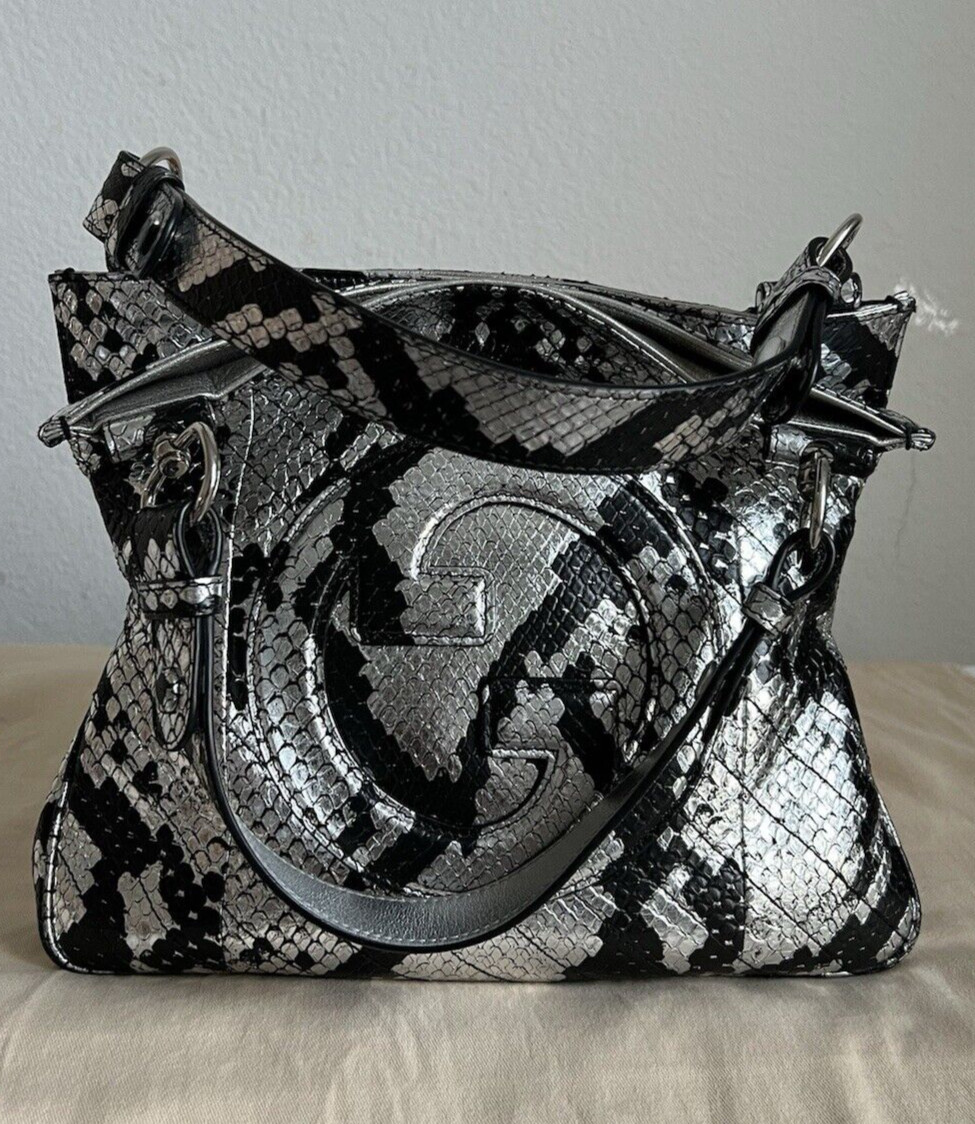 Gucci Blondie Tote Python Leather Small Bag