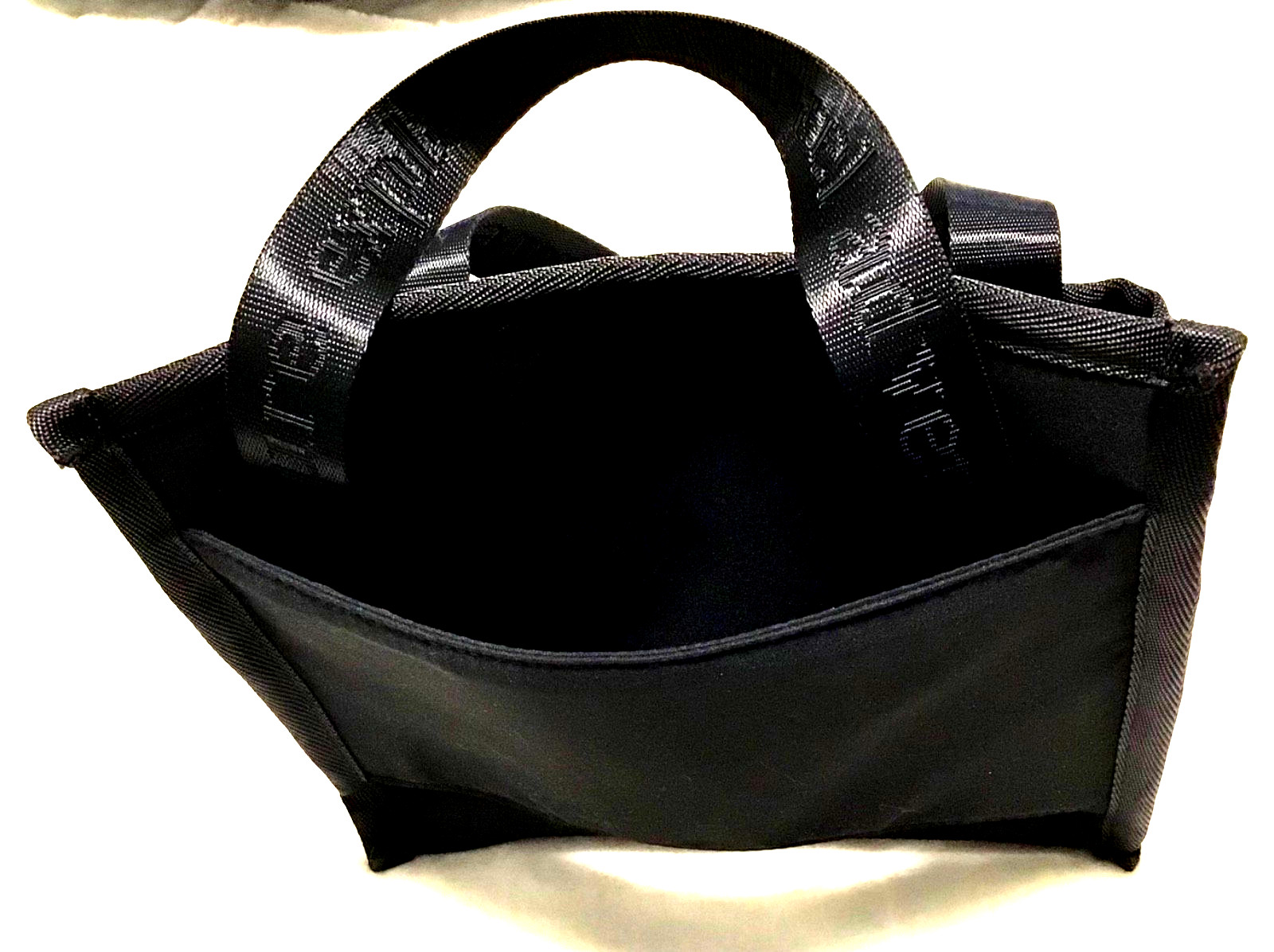 Samantha Brown 3-Pc Tote/Crossbody Quilted Travel Bag + Caddy Drink Holder Black