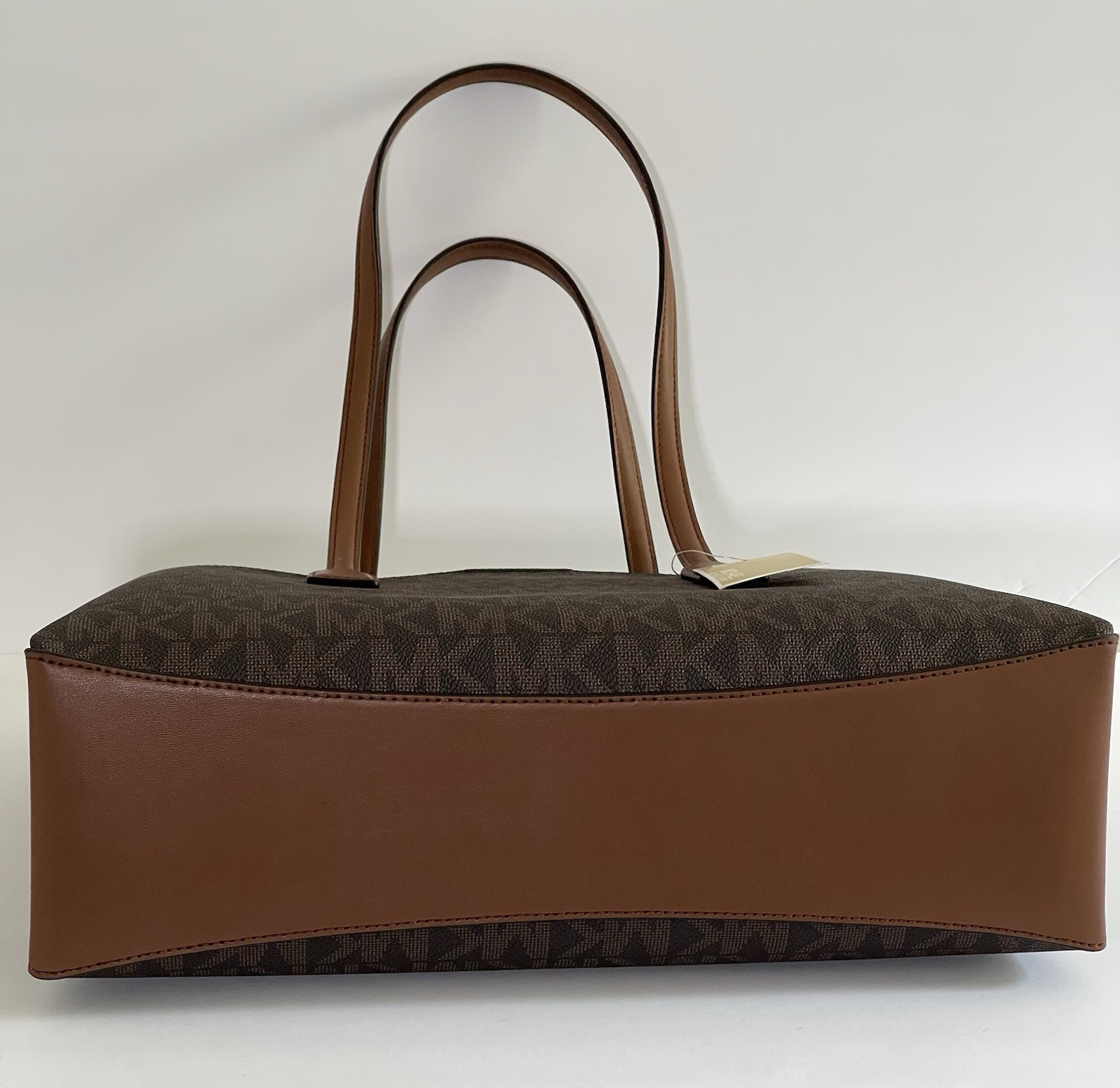 Michael Kors Ruthie Medium Signature Logo Tote Bag Brown MK Shopper Purse NWT