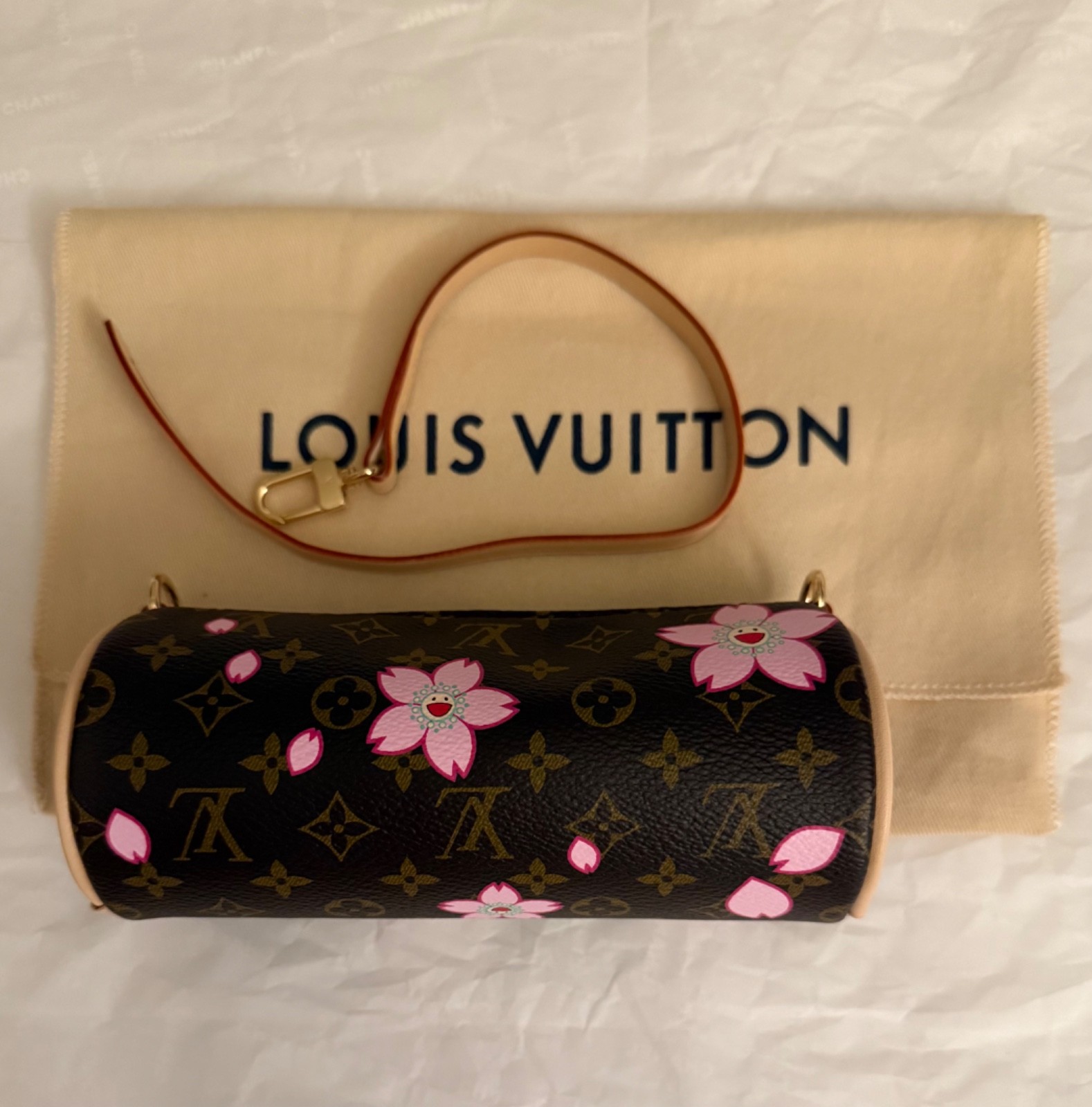 Louis Vuitton Murakami Cherry Blossom Mini Papillon Pouch Pochette LV x TM 2025