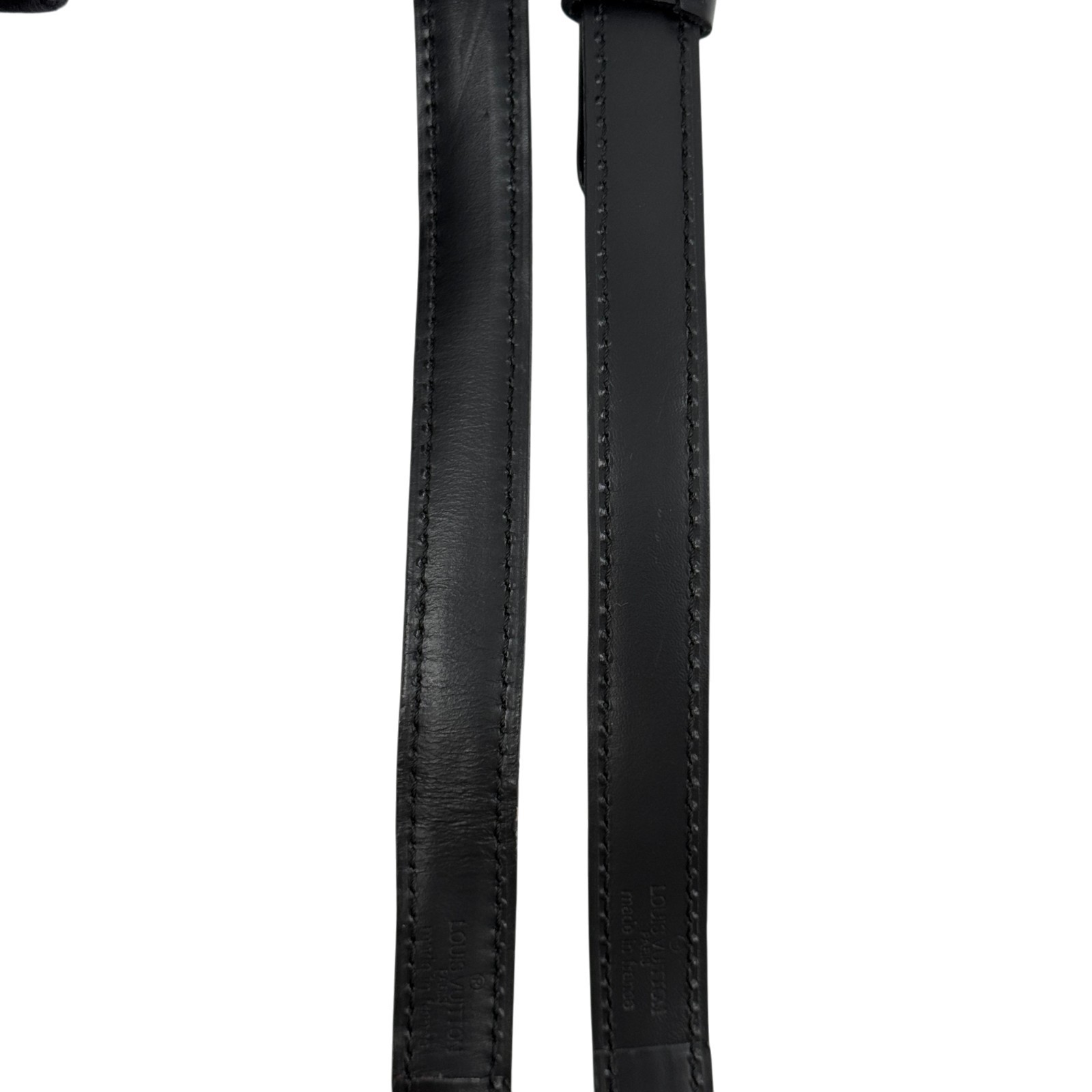 LOUIS VUITTON Shoulder Strap Epi Leather Noir Black Adjustable