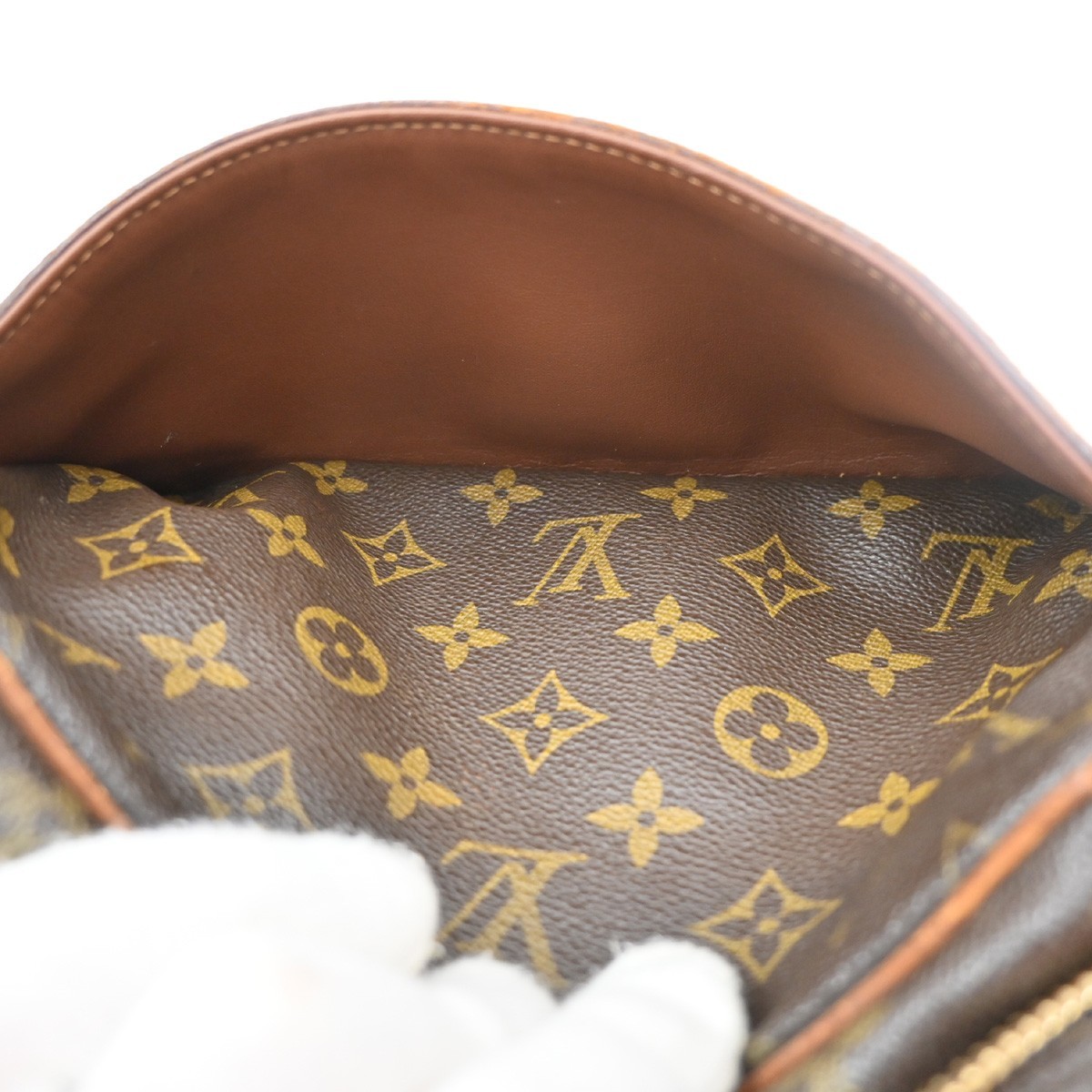 LOUIS VUITTON Trocadero 24 Shoulder Bag Monogram Leather Brown M51276 61SA199