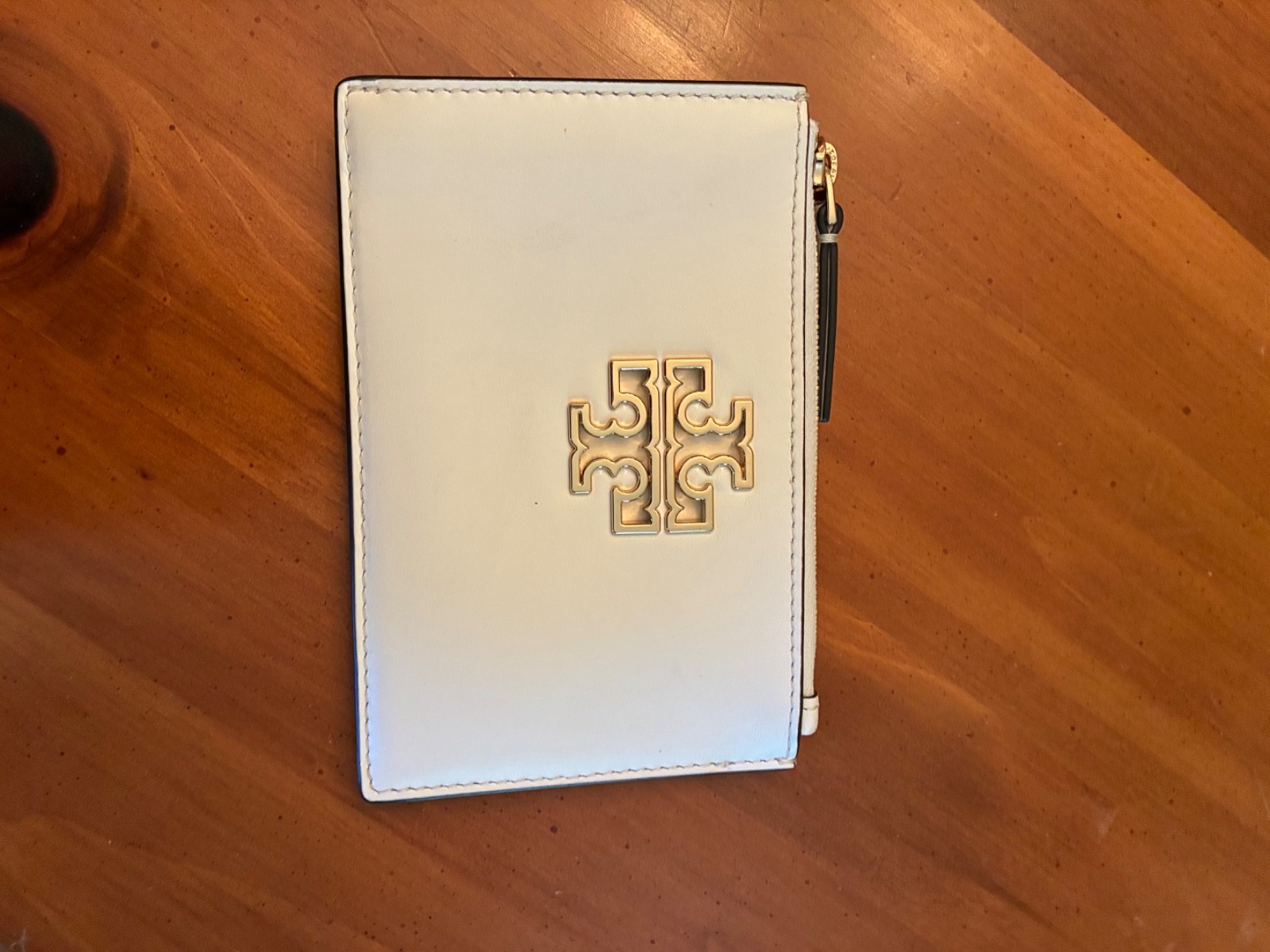 Tory Burch Britten Mixed Leather Convertible Crossbody Bag with TB Card Case