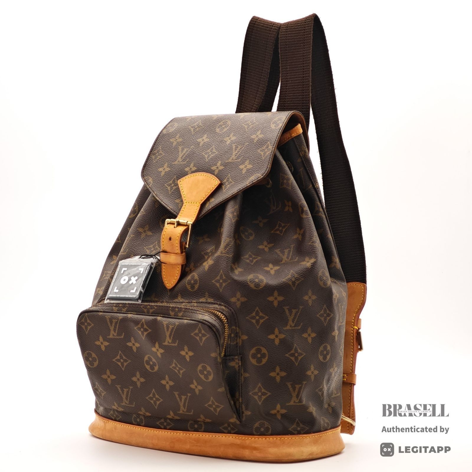 LOUIS VUITTON Monogram Montsouris GM M51135 Backpack Travel Bag【ImportFeeFREE】