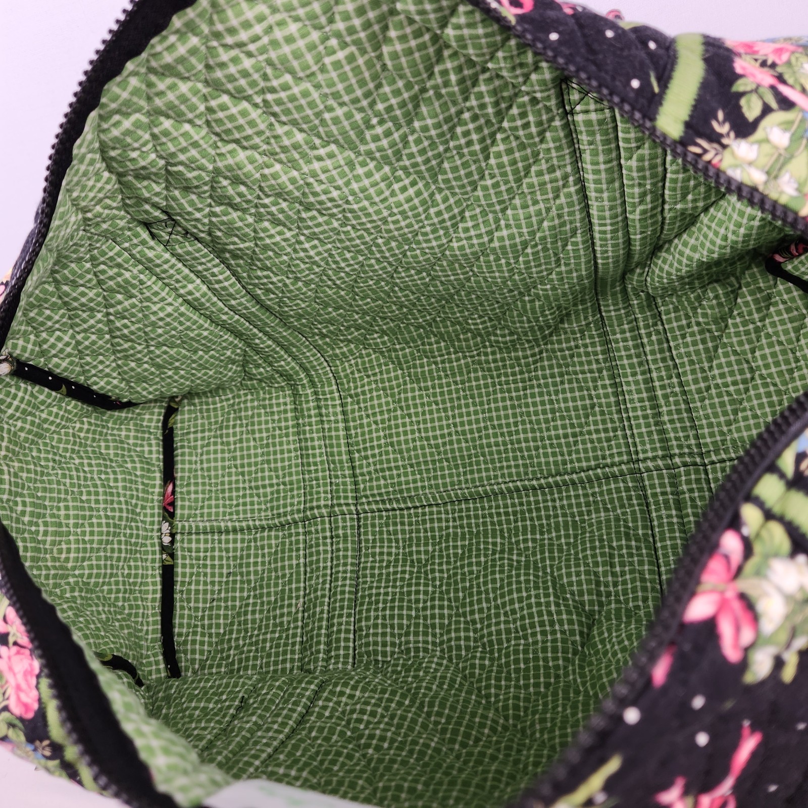 Vintage Vera Bradley Quilted Small 18″ Duffel Bag in New Hope Pattern