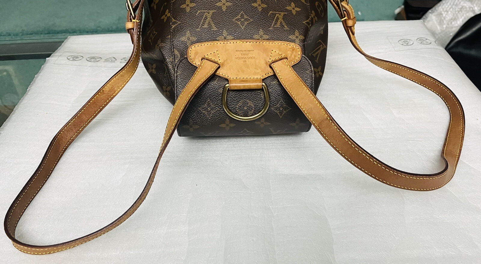 Louis Vuitton LV Monogram MONTSOURIS MM Backpack Browns Bag M51136 – VERY GOOD**