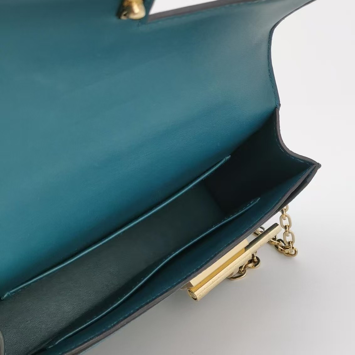 Hermes Verrou Mini 17 Chevre Mysore Vert Bosphore W0 Green GoldHardware GHW Auth
