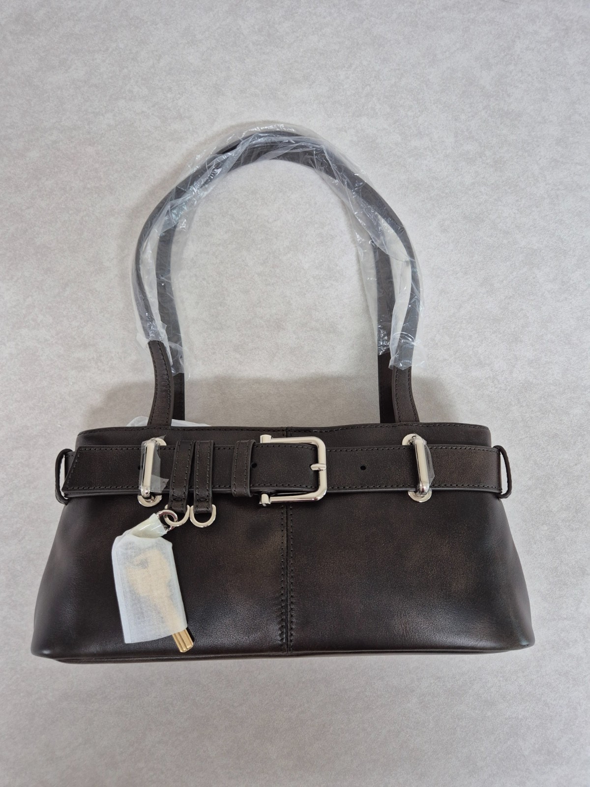 OSOI SHOULDER BROCLE MINI [STAIN BROWN] / OSOI Shoulder Bag / FAST & SAFE