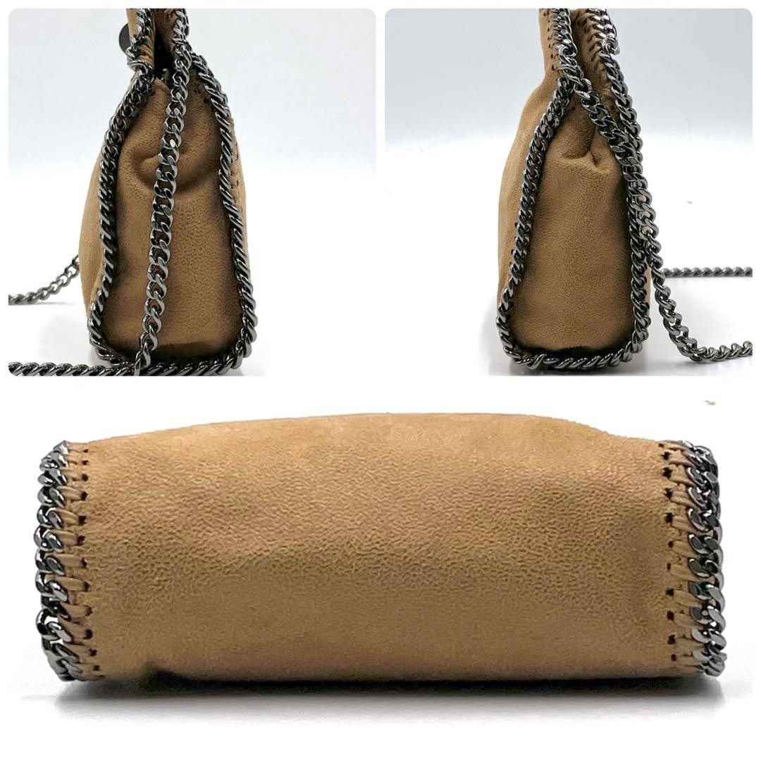 Stella McCartney Falabella 2way Shoulder Crossbody Chain Bag Beige Authentic