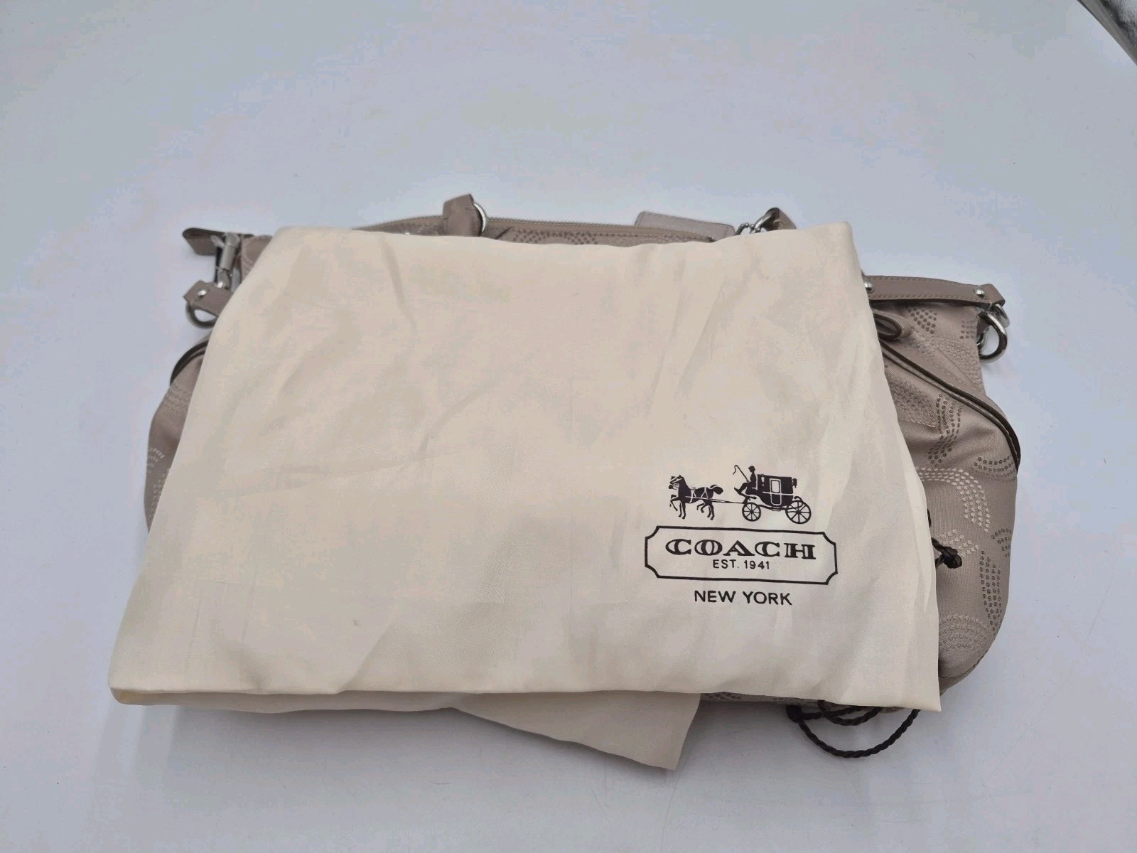 Coach Madison Dotted Op Art Sophia Satchel