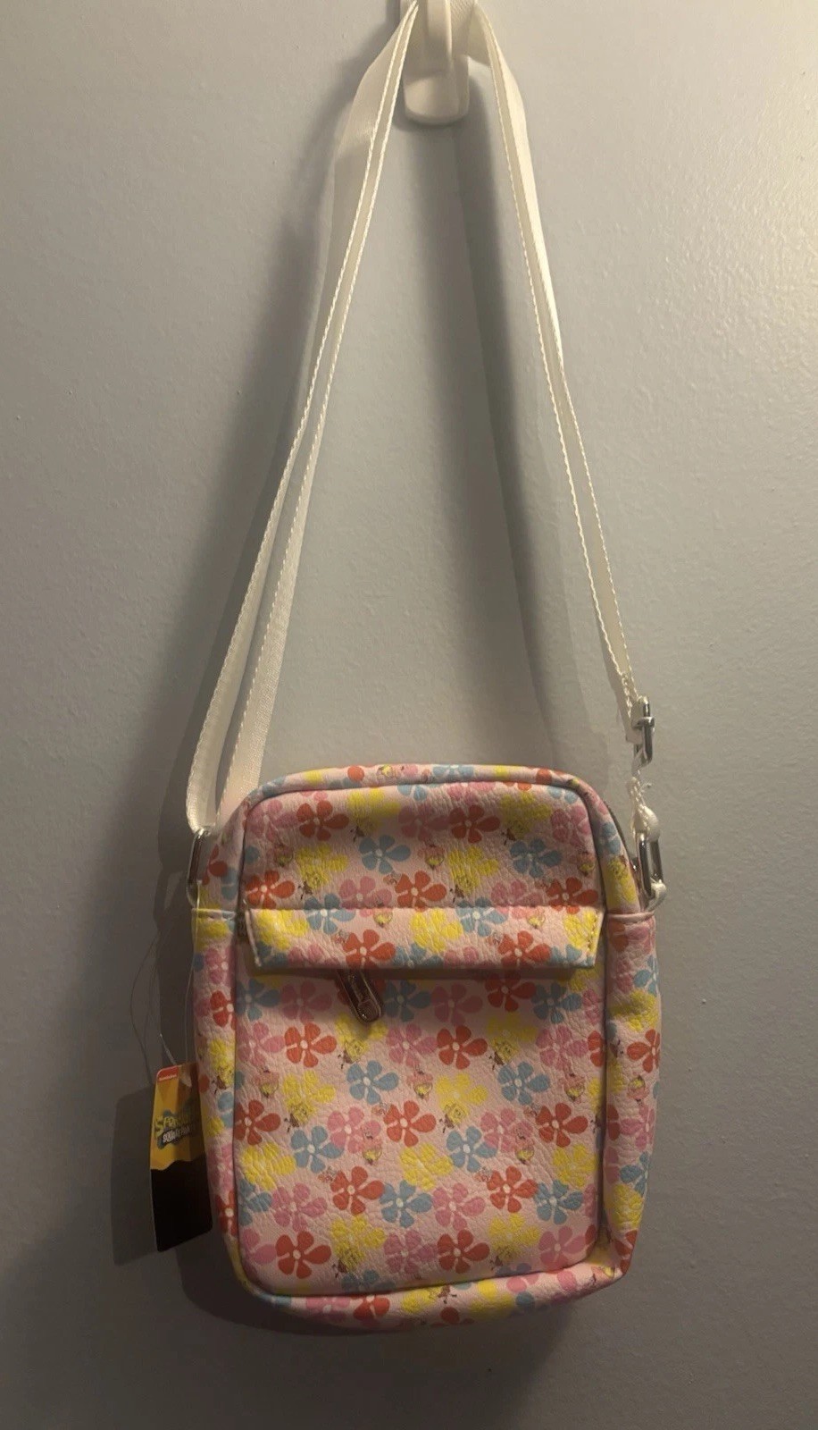 NWT SpongeBob SquarePants & Friends Buckle Down Bag Cross Body Flower
