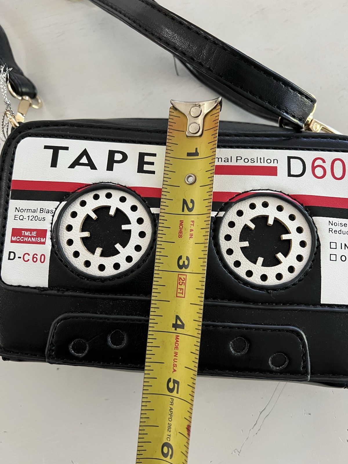 Cassette Tape Purse Retro Audio Crossbody Handbag New Statement