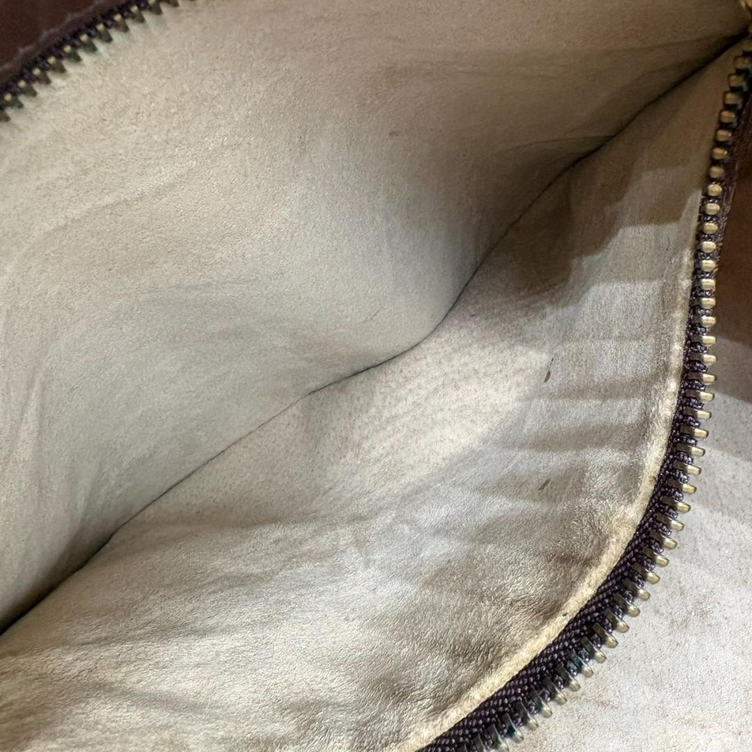 Ralph Lauren Vintage Suede Leather Shoulder Bag Brown Y2K Archive Authentic