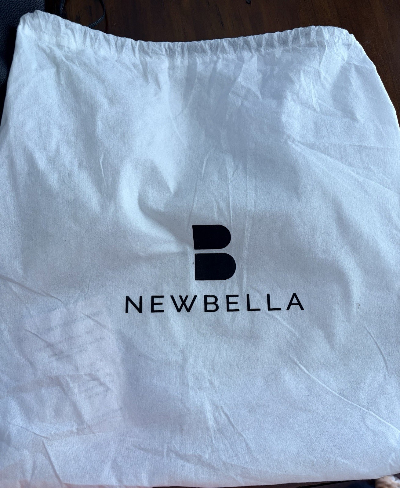 NEWBELLA Women’s Large Black Tote Bag w/ Pouch & Dust Bag, Zip/Magnetic