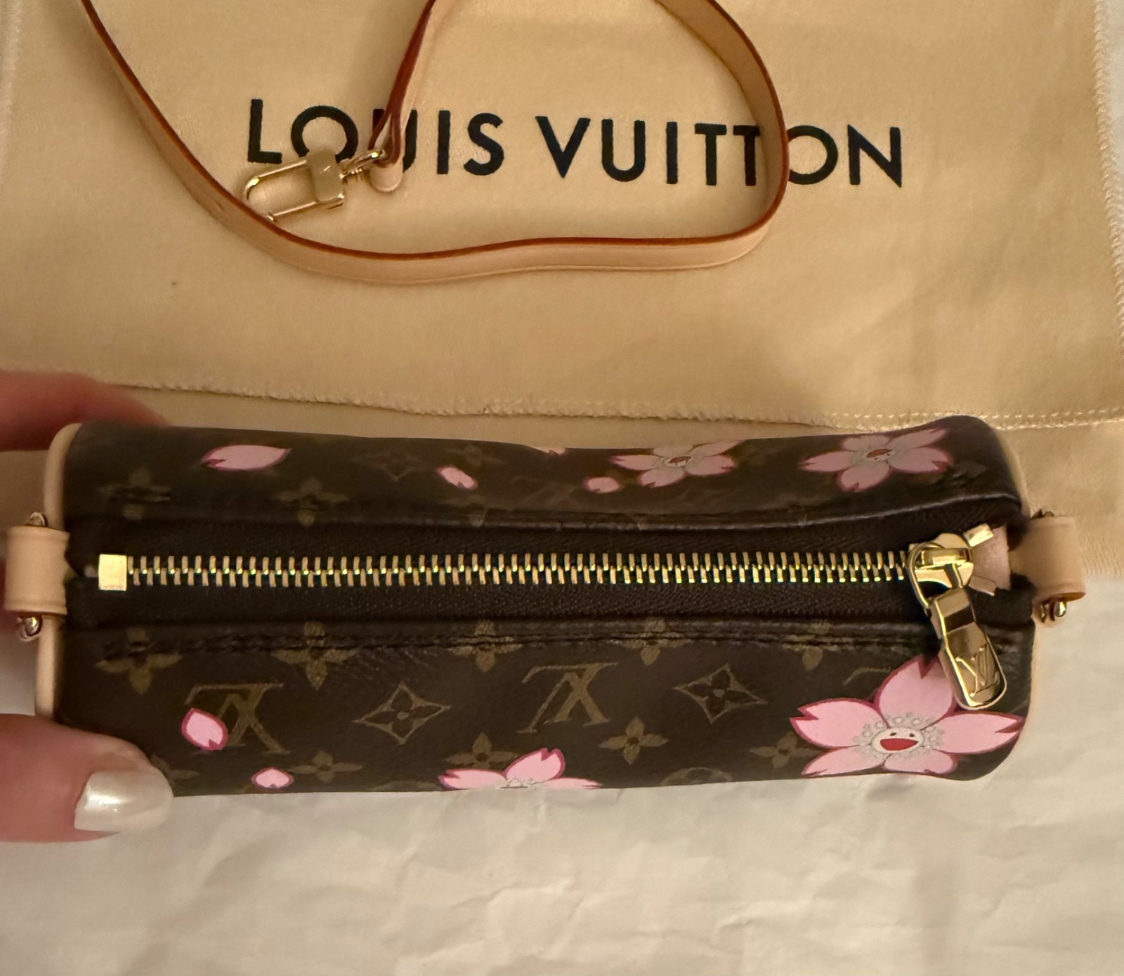 Louis Vuitton Murakami Cherry Blossom Mini Papillon Pouch Pochette LV x TM 2025