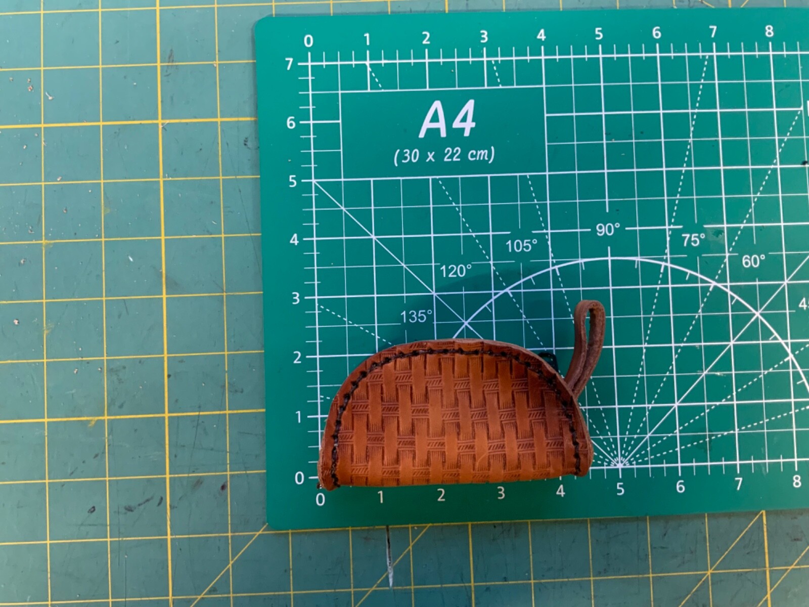 Handmade Leather Tom Thumb/ Coins Pouch