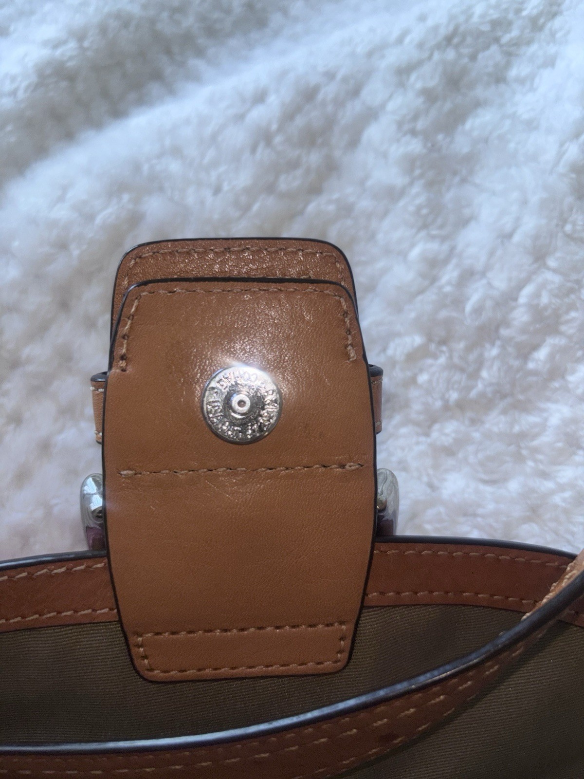 Coach Soho Signature Pink Buckle Detail Shoulder Bag Y2k Very Rare Vintage