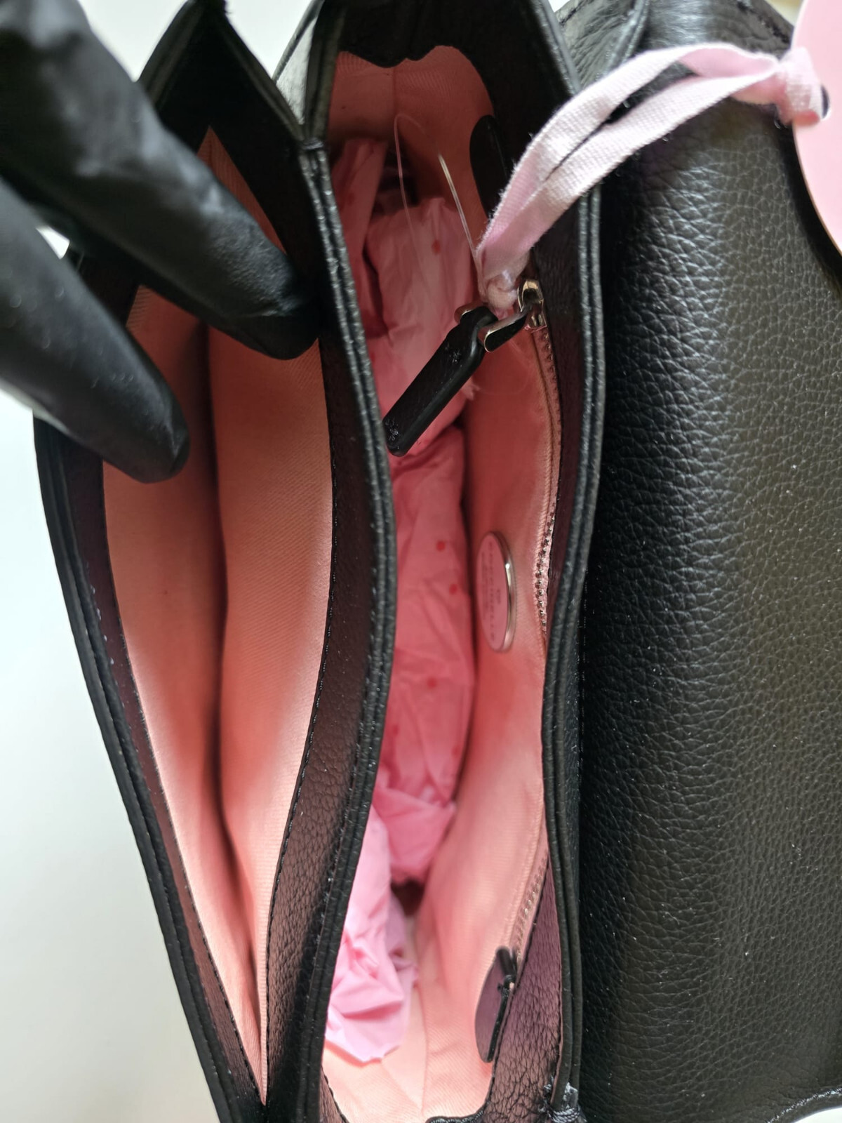New Coccinelle Shoulder Bag Genuine Leather Silver Hardware Made in Italy